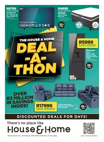House & Home : Deal-A-Thon (09 February - 22 February 2026)