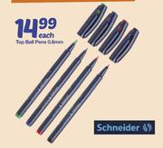 Top Ball Pens 0.6mm-Each