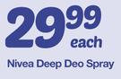 Nivea Deep Deo Spray-Each
