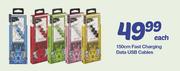 150cm Fast Charging Data USB Cables-Each