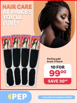 PEP Namibia : Hair Care At Prices You'll Love (27 September - 10 October 2024), page 1