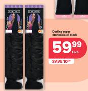 Darling Super Star Braid 1 Black-Each