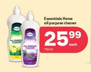 Essentials Home All Purpose Cleaner-750ml Each