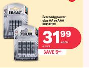 Everyday Power Plus AA Or AAA Batteries 4 Pack-Each