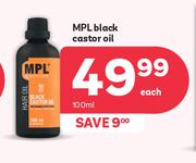 MPL Black Castor Oil-100ml Each
