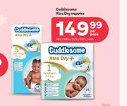 Cuddlesome Xtra Dry Nappies-76's/66's/52's/50's/44's Per Pack