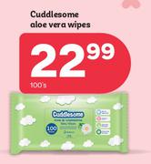 Cuddlesome Aloe Vera Wipes-100's