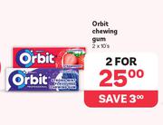 Orbit Chewing Gum-2 x 10's
