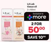 La Lab Tissue Oil-2 x 100ml