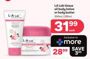 La Lab Tissue Oil Baby Lotion Or Body Butter-200ml/250ml Each