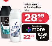 Shield Mens Or Ladies Roll On-50ml Each