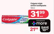 Colgate Triple Action Toothpaste-100ml Each