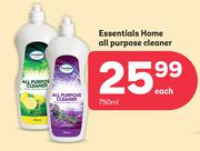 Essentials Home All Purpose Cleaner-750ml Each