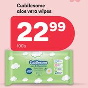 Cuddlesome Aloe Vera Wipes-100's