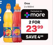 Oros-2 x 500ml