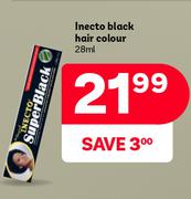 Inecto Black Hair Colour-28ml