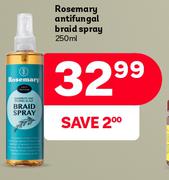 Rosemary Antifungal Braid Spray-250ml