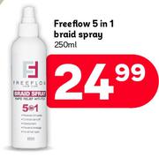 FreeFlow 5 In 1 Braid Spray-250ml