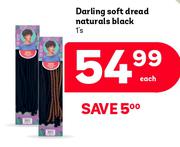 Darling Soft Dread Naturals (Black)-Each
