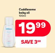Cuddlesome Baby Oil-100ml