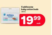 Cuddlesome Baby Cotton Buds-300's Pack Each