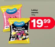 Lekker Sweets-130g Each