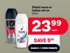 Shield Mens Or Ladies Roll On-50ml Each