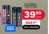 La Lab Ladies Or Mens Deodorants-2 x 90ml/2 x 120ml