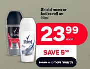 Shield Mens Or Ladies Roll On-50ml Each