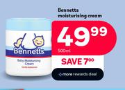 Bennetts Moisturising Cream-500ml