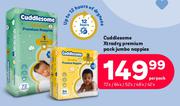 Cuddlesome Xtradry Premium Pack Jumbo Nappies (72's/64's/52's/48's/42's Pack)-Per Pack