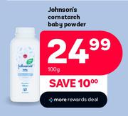 Johnson's Cornstarch Baby Powder-100g