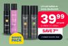 LA Lab Ladies Or Mens Deodorant-2 x 90ml/2 x 120ml Per Pack