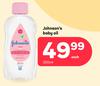 Johnson's Baby Oil-200ml