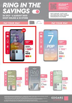 Edgars Mobile : Ring In The Savings (24 July - 06 August 2023), page 1