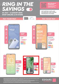 Edgars Mobile : Ring In The Savings (24 July - 06 August 2023), page 3