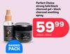 Perfect Chioce Strong Hold Black Charcoal Gel + Black Charcoal Soothing Spray 250ml + 100ml