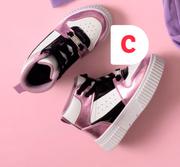 Girls High Top Sneakers Sizes 4-1-Per Pair