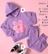 Girls Track Suits 2-7 Years-Per Set