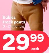 Babies Track Pants 0-24 Months