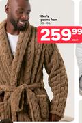 Men's Gowns From (XS-XXL)-Each