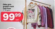 Older Girls Graphic Track Tops 7-14 Years (Priced From)