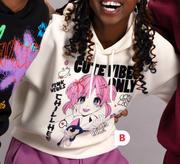 Older Girls Fashion Track Tops 7-14 Years