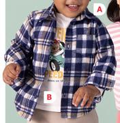 Baby Boys Long Sleeve Shirts 3-24 Months-Each