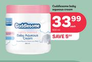 Cuddlesome Baby Aqueous Cream-500ml