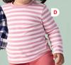 Baby Girls Long Sleeve Tops 0-24 Months-Each