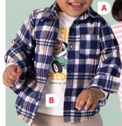 Baby Boys Long Sleeve Shirts 3-24 Months-Each
