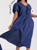 Puff Sleeve Midi Dress (XS-L)-Each