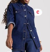 Button Up Denim Jacket XS-L-Each