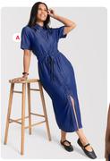 Maxi Shirt Dress XS-L-Each